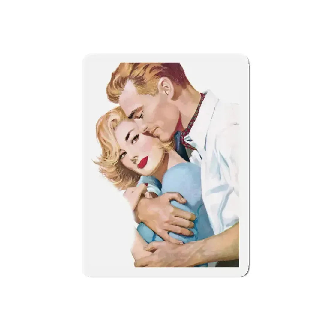 Every Nice Girl by Rona Randall, Woman magazine, 1960 (Magazine Illustration) Refrigerator Magnet 5 Inch Die-Cut - The Sticker Space