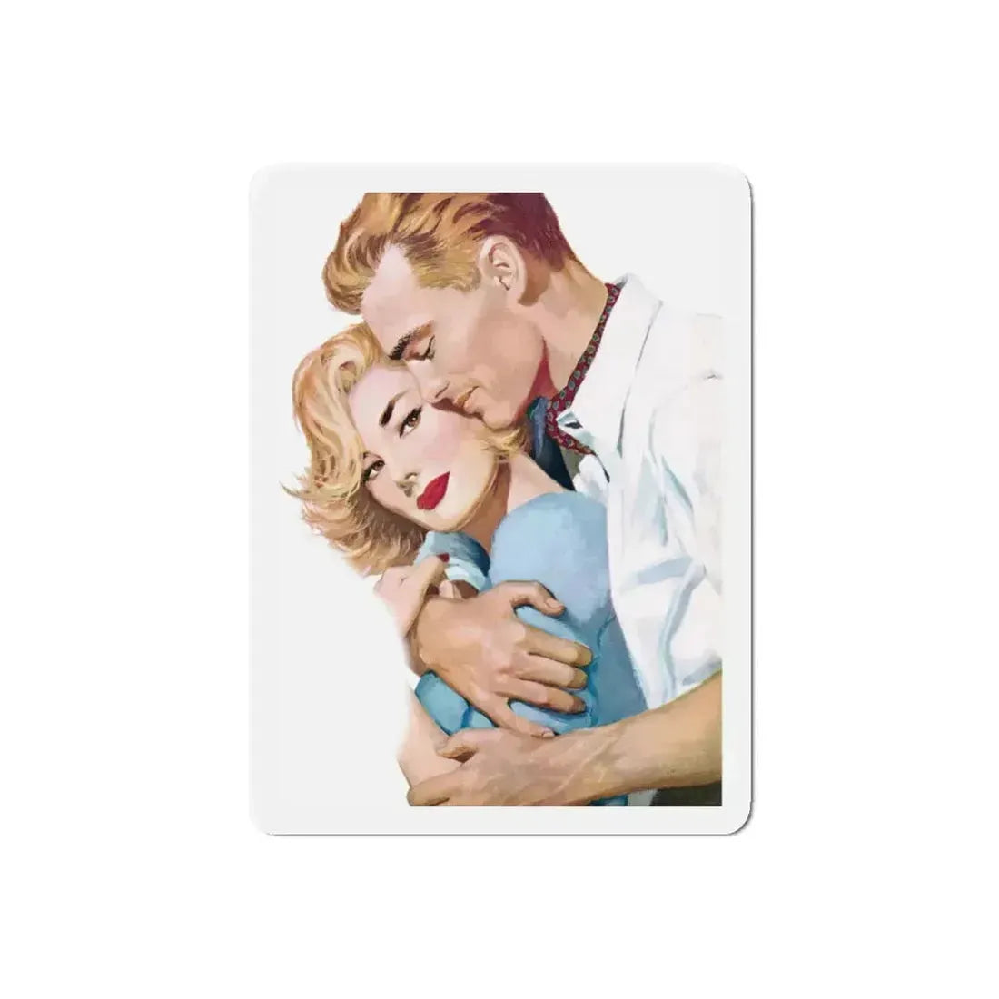 Every Nice Girl by Rona Randall, Woman magazine, 1960 (Magazine Illustration) Refrigerator Magnet 6 Inch Die-Cut - The Sticker Space