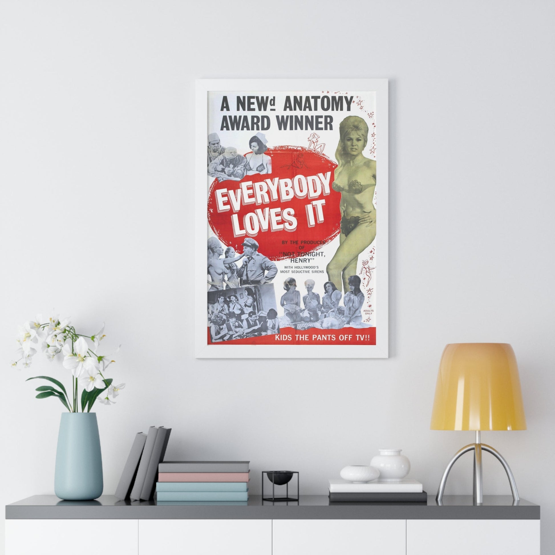 EVERYBODY LOVES IT 1964 - Framed Movie Poster-The Sticker Space