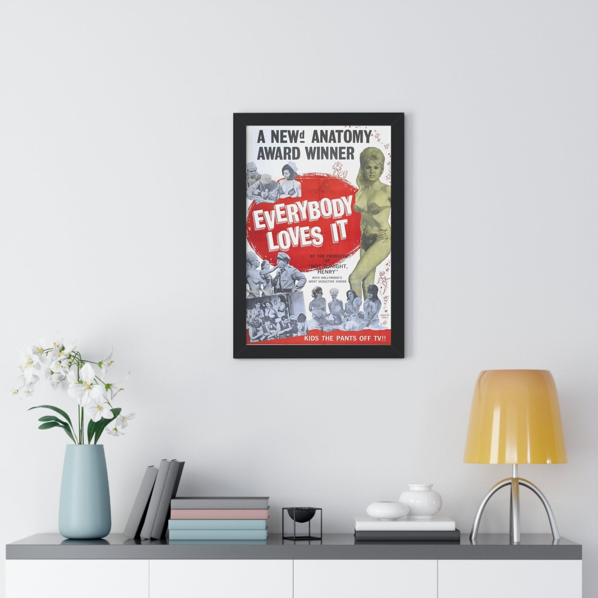 EVERYBODY LOVES IT 1964 - Framed Movie Poster-The Sticker Space