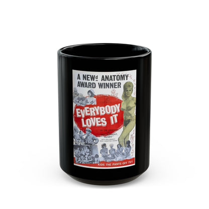 EVERYBODY LOVES IT 1964 Movie Poster - Black Coffee Mug-15oz-The Sticker Space