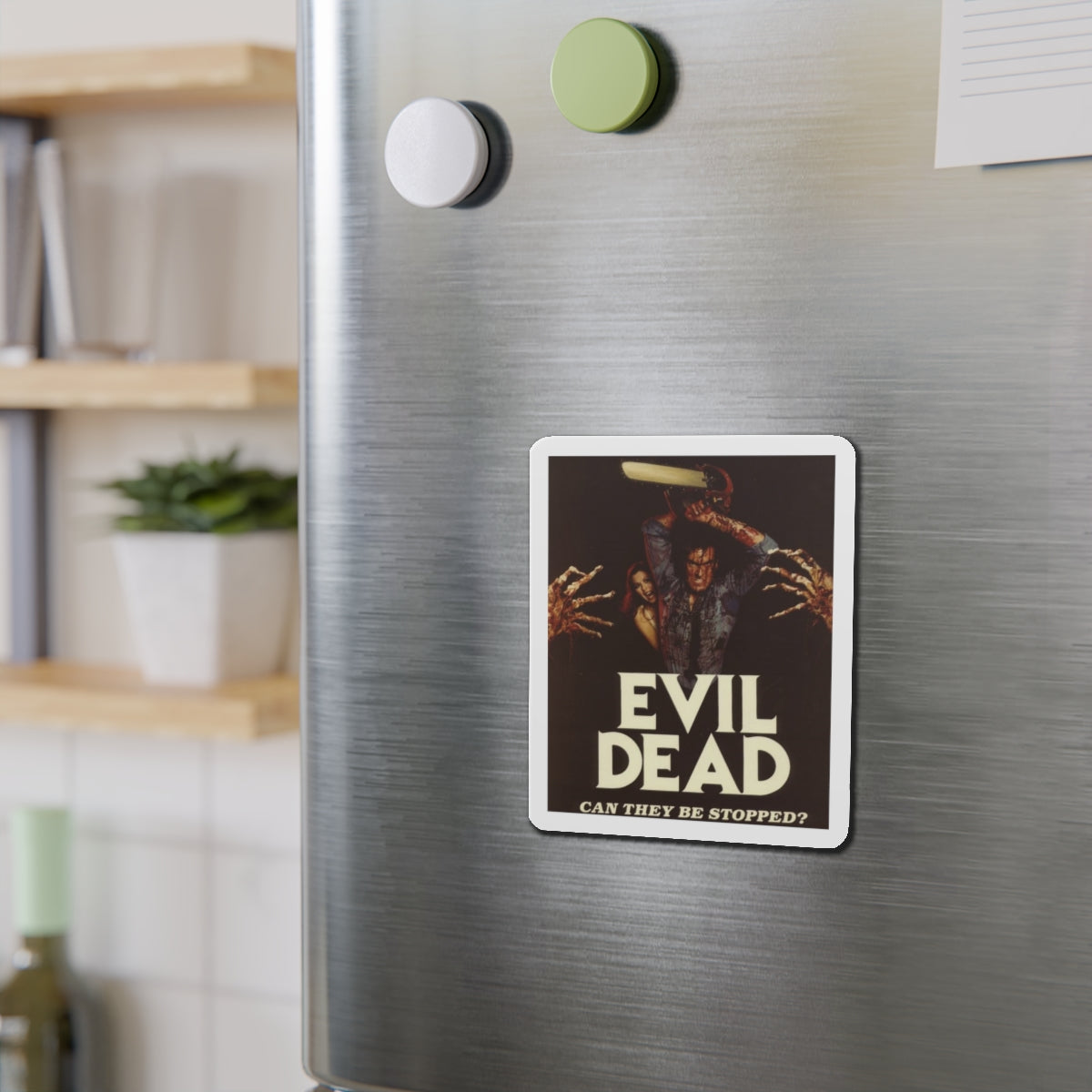 EVIL DEAD 1981 Movie Poster - Die-Cut Magnet-The Sticker Space