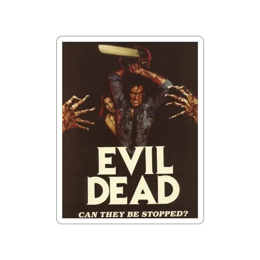 EVIL DEAD 1981 Movie Poster STICKER Vinyl Die-Cut Decal 6 Inch - The Sticker Space
