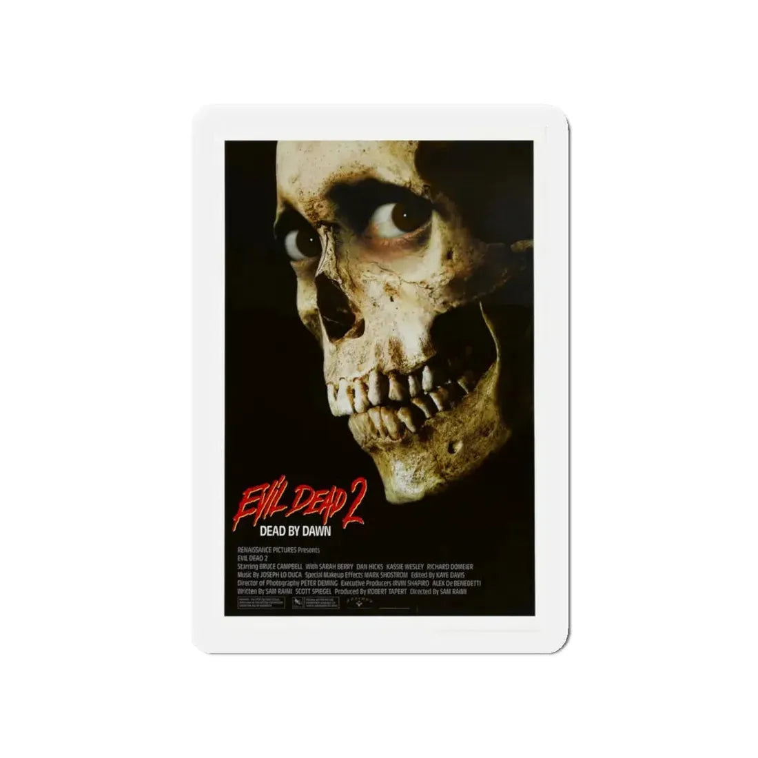 EVIL DEAD 2 1987 Movie Poster - Refrigerator Magnet 4 Inch - The Sticker Space
