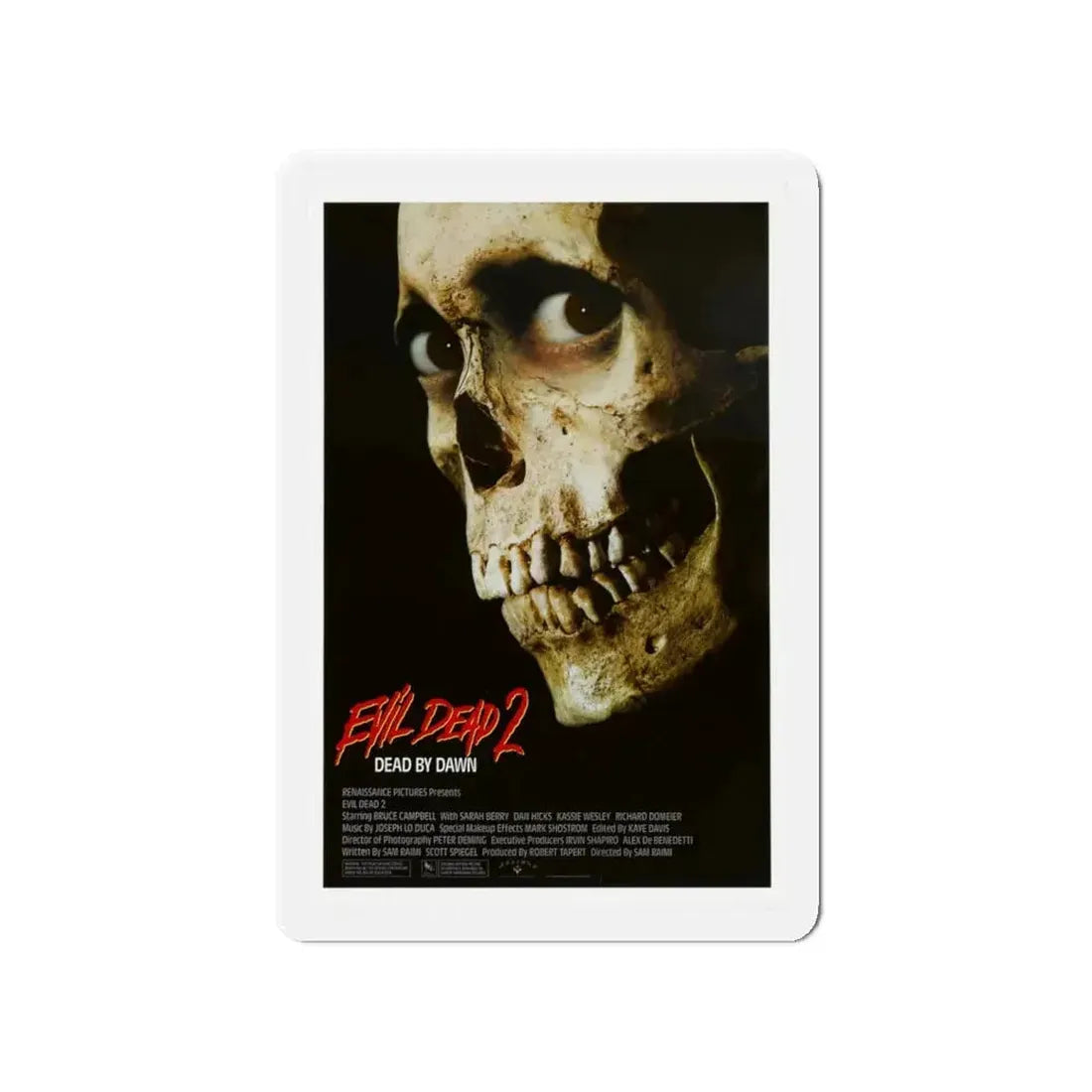 EVIL DEAD 2 1987 Movie Poster - Refrigerator Magnet - The Sticker Space