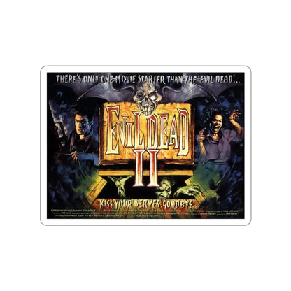 EVIL DEAD 2 (2) 1987 Movie Poster STICKER Vinyl Die-Cut Decal - The Sticker Space