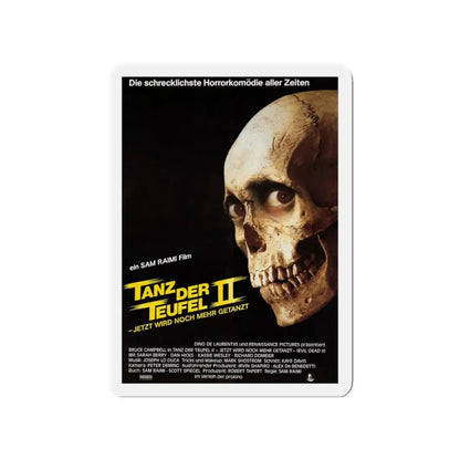EVIL DEAD 2 (GERMAN) 1987 Movie Poster - Refrigerator Magnet 4 Inch - The Sticker Space