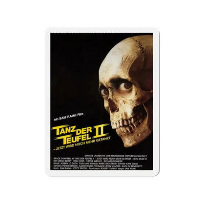 EVIL DEAD 2 (GERMAN) 1987 Movie Poster - Refrigerator Magnet - The Sticker Space