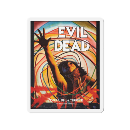 EVIL DEAD (FRENCH) 1981 Movie Poster - Die-Cut Magnet-2" x 2"-The Sticker Space