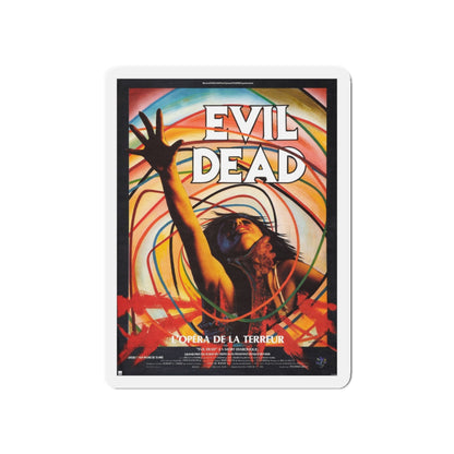 EVIL DEAD (FRENCH) 1981 Movie Poster - Die-Cut Magnet-5" x 5"-The Sticker Space