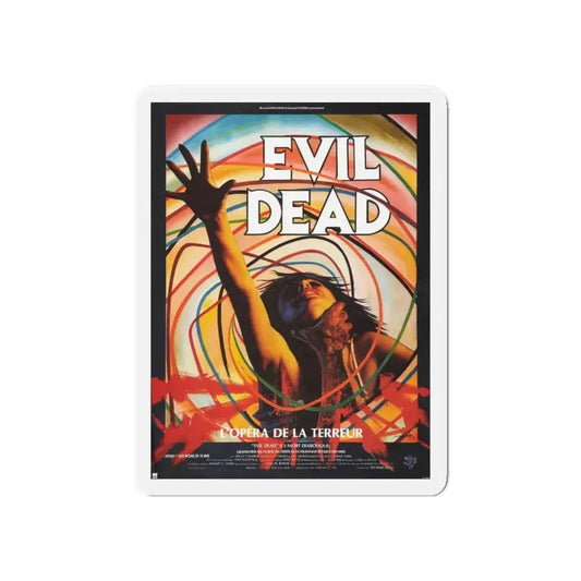 EVIL DEAD (FRENCH) 1981 Movie Poster - Refrigerator Magnet 6 Inch - The Sticker Space