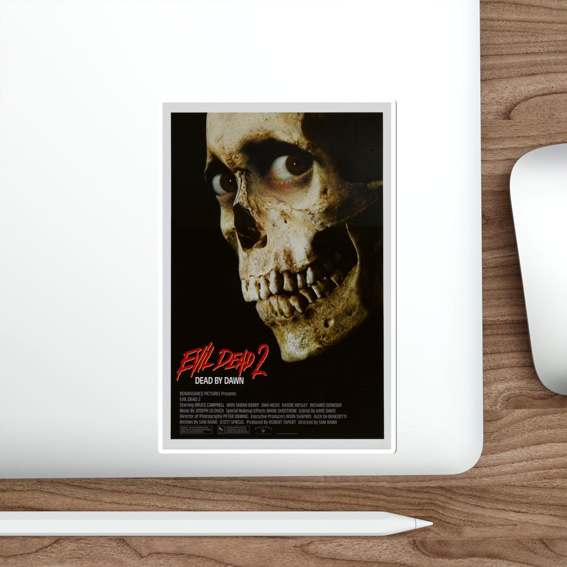 Evil Dead II 1987 Movie Poster STICKER Vinyl Die-Cut Decal-The Sticker Space