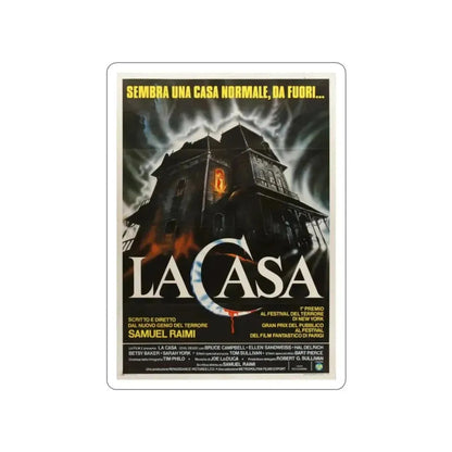 EVIL DEAD (ITALIAN) 2 1981 Movie Poster STICKER Vinyl Die-Cut Decal 3 Inch - The Sticker Space