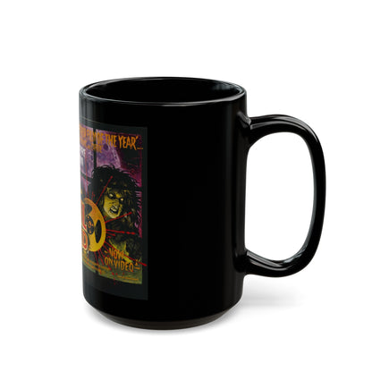 EVIL DEAD (VIDEORELEASE) 1981 Movie Poster - Black Coffee Mug-The Sticker Space