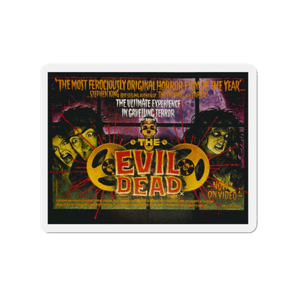 EVIL DEAD (VIDEORELEASE) 1981 Movie Poster - Die-Cut Magnet-3" x 3"-The Sticker Space