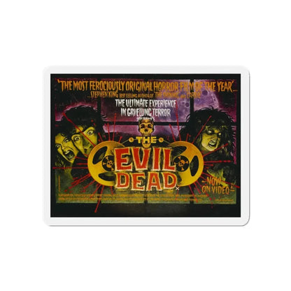 EVIL DEAD (VIDEORELEASE) 1981 Movie Poster - Refrigerator Magnet 5 Inch - The Sticker Space