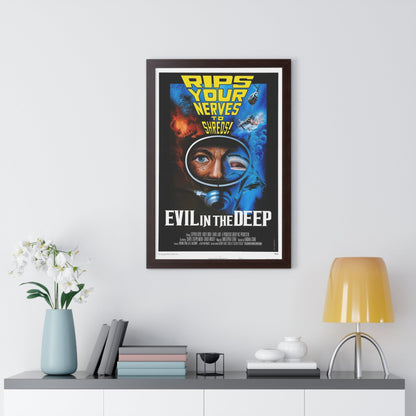 EVIL IN THE DEEP 1974 - Framed Movie Poster-The Sticker Space