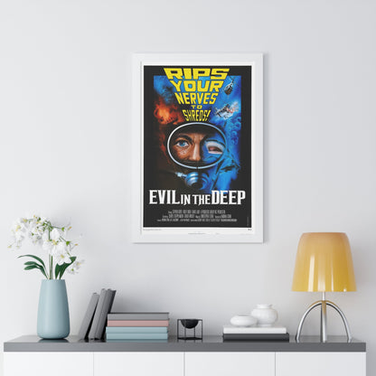 EVIL IN THE DEEP 1974 - Framed Movie Poster-The Sticker Space