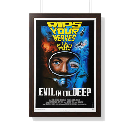 EVIL IN THE DEEP 1974 - Framed Movie Poster-20" x 30"-The Sticker Space