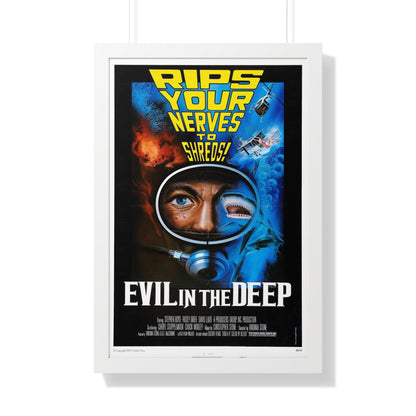 EVIL IN THE DEEP 1974 - Framed Movie Poster-20" x 30"-The Sticker Space