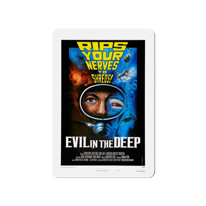 EVIL IN THE DEEP 1974 Movie Poster - Die-Cut Magnet-4" x 4"-The Sticker Space