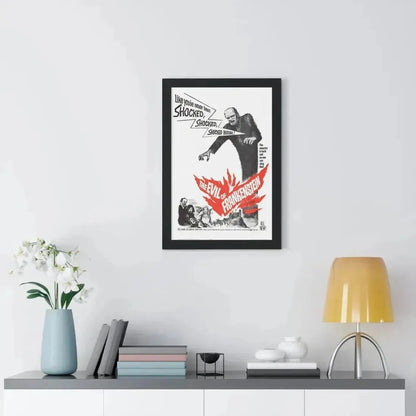 EVIL OF FRANKENSTEIN 1964 - Framed Movie Poster - The Sticker Space