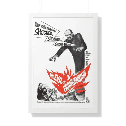 EVIL OF FRANKENSTEIN 1964 - Framed Movie Poster - The Sticker Space