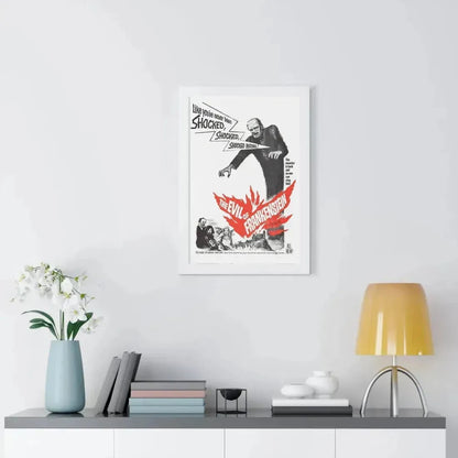 EVIL OF FRANKENSTEIN 1964 - Framed Movie Poster - The Sticker Space