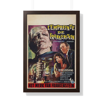 EVIL OF FRANKENSTEIN (BELGIAN) 1964 - Framed Movie Poster-20" x 30"-The Sticker Space