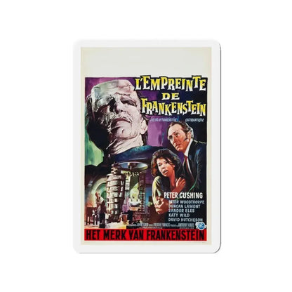 EVIL OF FRANKENSTEIN (BELGIAN) 1964 Movie Poster - Refrigerator Magnet 3 Inch - The Sticker Space