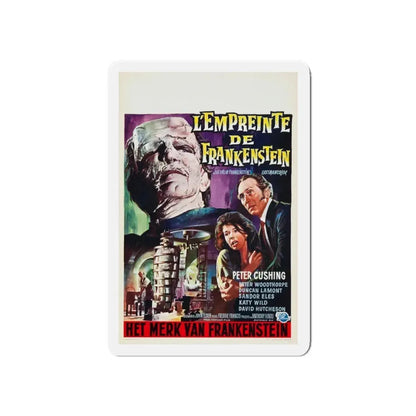 EVIL OF FRANKENSTEIN (BELGIAN) 1964 Movie Poster - Refrigerator Magnet 5 Inch - The Sticker Space