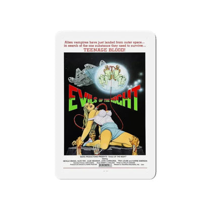 EVILS OF THE NIGHT 1985 Movie Poster - Refrigerator Magnet 6 Inch - The Sticker Space