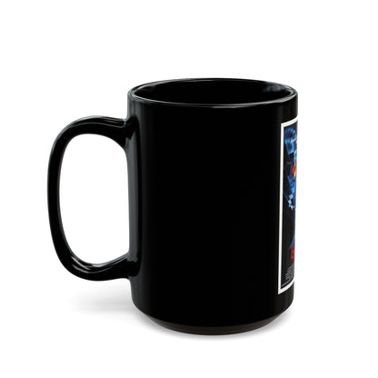 EVILSPEAK 1981 Movie Poster - Black Coffee Mug-The Sticker Space