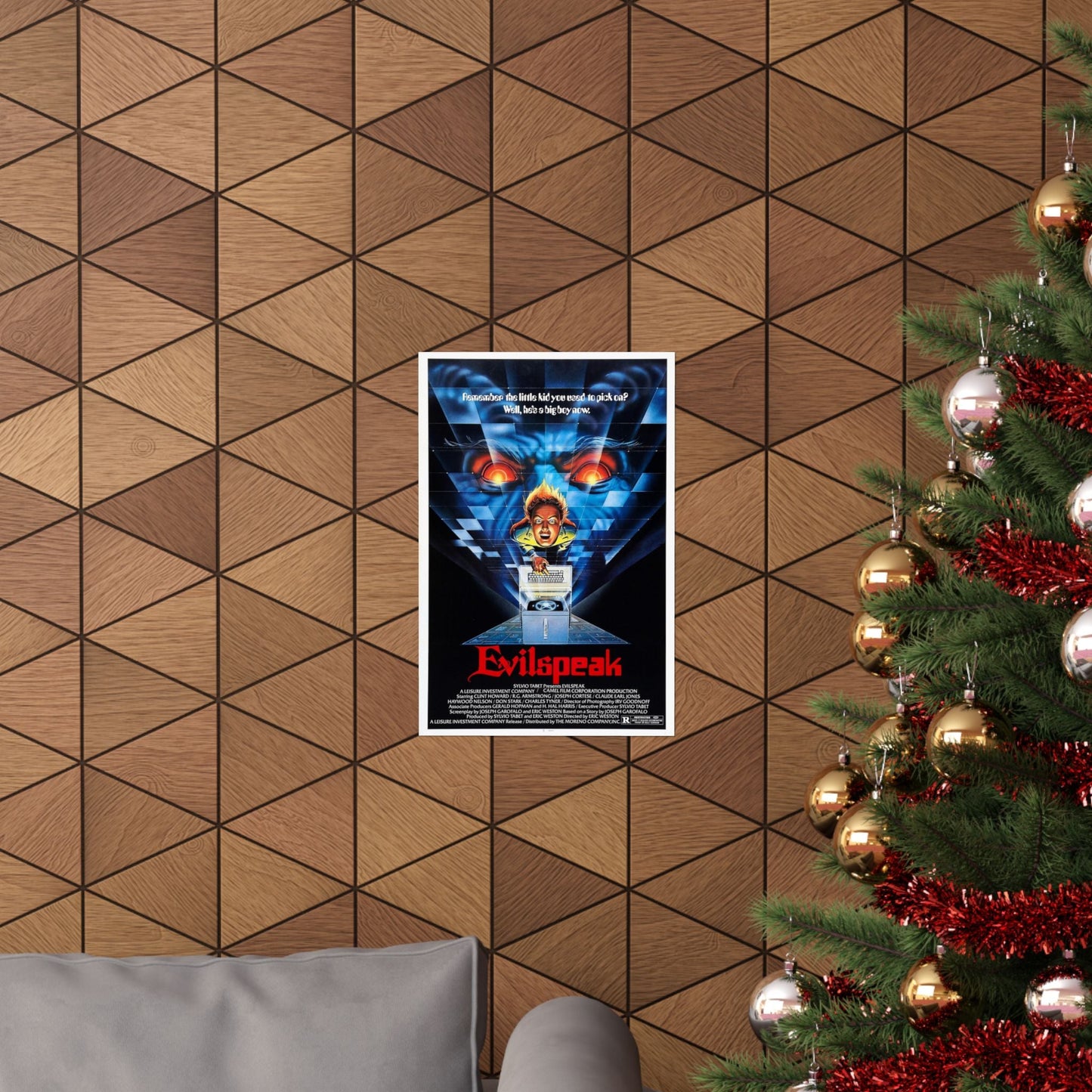 EVILSPEAK 1981 - Paper Movie Poster-The Sticker Space