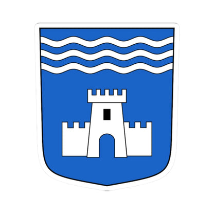 Evionnaz-blazon (Switzerland) (Coat of Arms) STICKER Vinyl Kiss-Cut Decal 2 Inch White - The Sticker Space