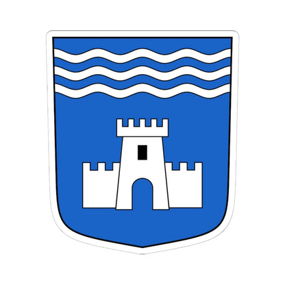 Evionnaz-blazon (Switzerland) (Coat of Arms) STICKER Vinyl Kiss-Cut Decal 6 Inch White - The Sticker Space