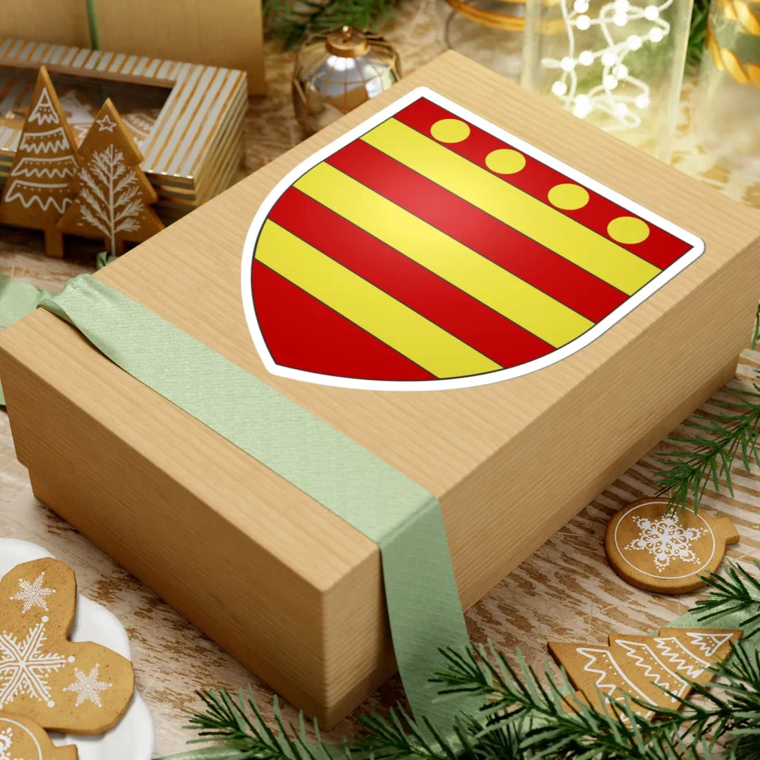 Ewen Cameron arms (Scotland) (Coat of Arms) STICKER Vinyl Kiss-Cut Decal - The Sticker Space