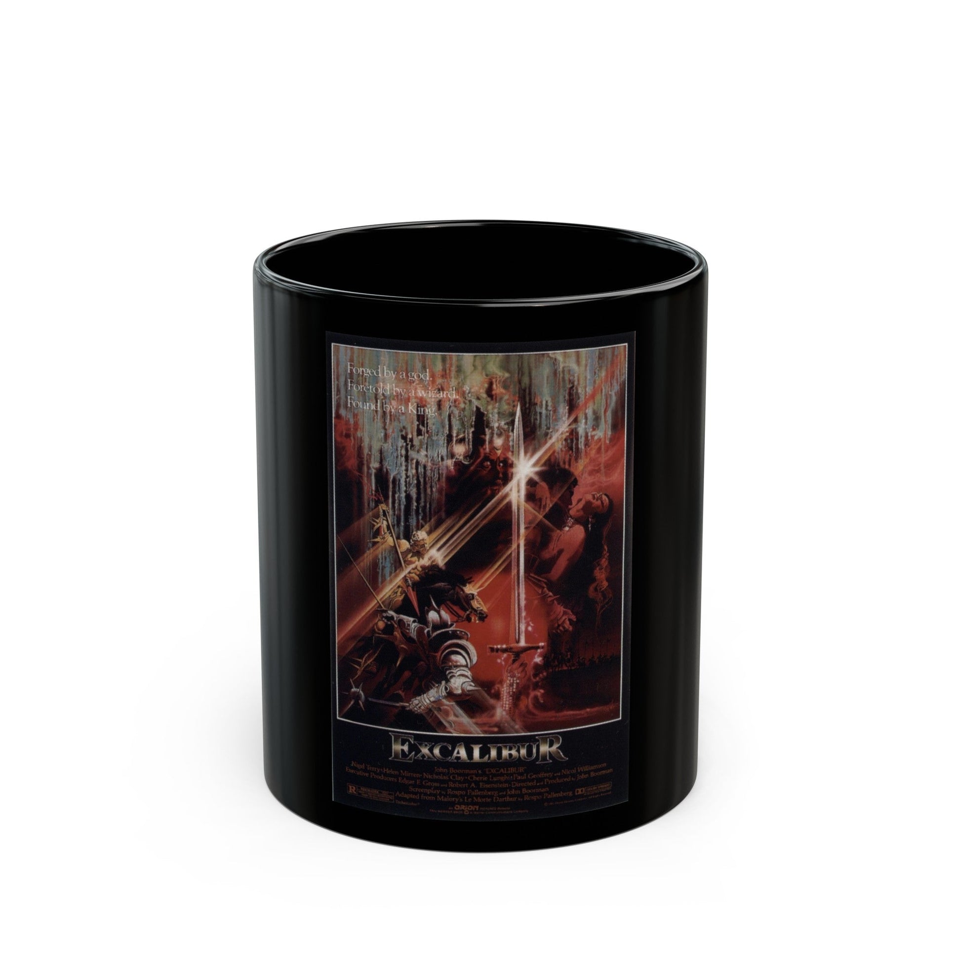 EXCALIBUR 1981 Movie Poster - Black Coffee Mug-11oz-The Sticker Space