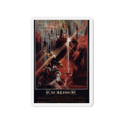 EXCALIBUR 1981 Movie Poster - Die-Cut Magnet-2" x 2"-The Sticker Space