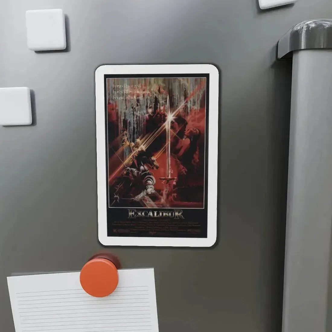 EXCALIBUR 1981 Movie Poster - Refrigerator Magnet - The Sticker Space