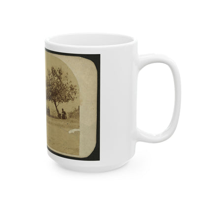 Execution Of Private William Johnson, 23 Regt., U.S.C.T. (U.S. Civil War) White Coffee Mug-The Sticker Space