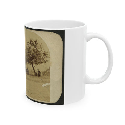 Execution Of Private William Johnson, 23 Regt., U.S.C.T. (U.S. Civil War) White Coffee Mug-The Sticker Space