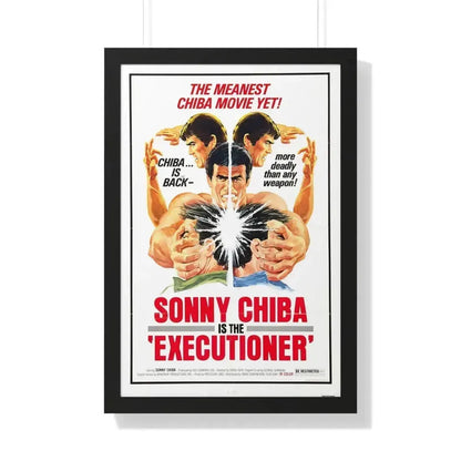 EXECUTIONER 1974 - Framed Movie Poster 20" x 30" Black - The Sticker Space