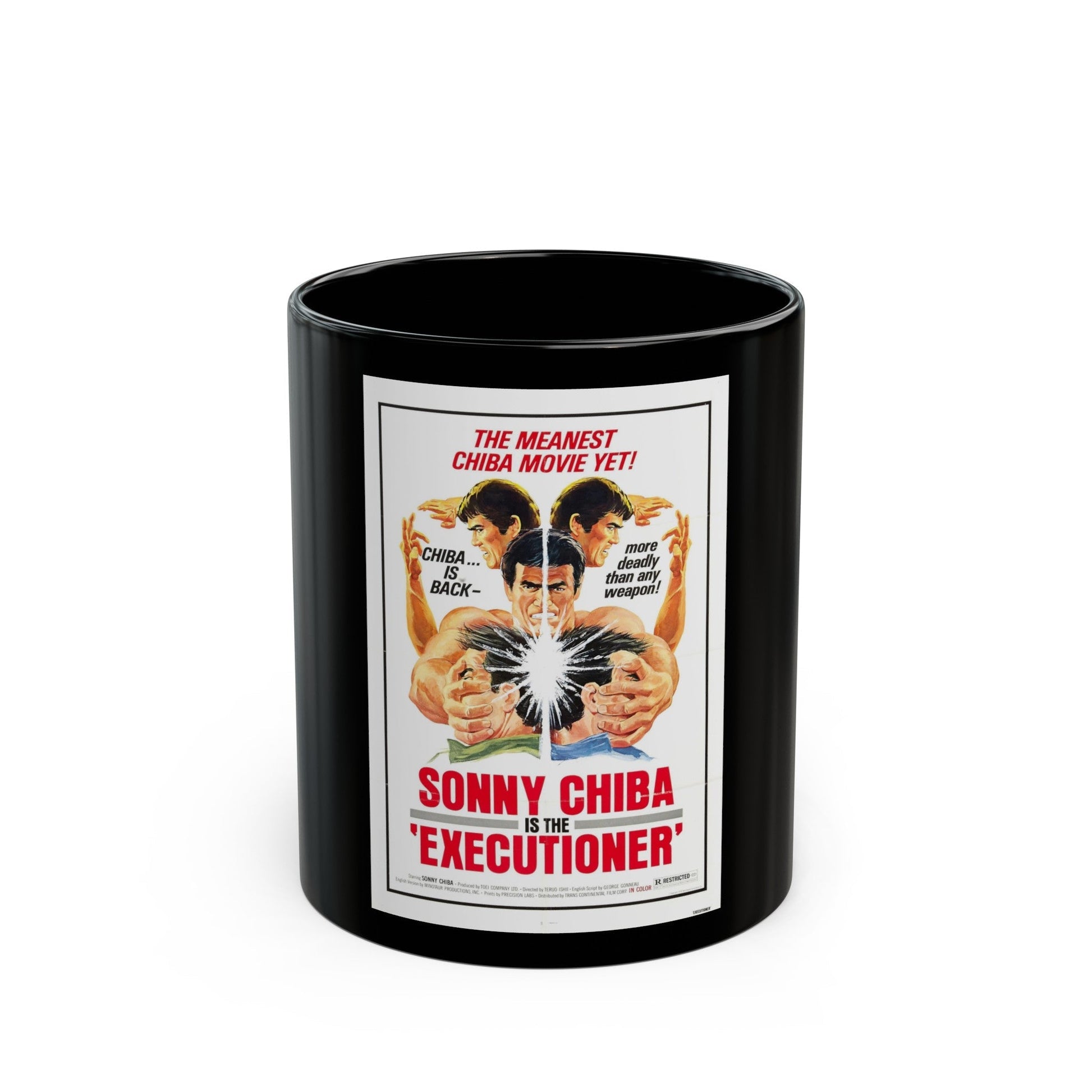 EXECUTIONER 1974 Movie Poster - Black Coffee Mug-11oz-The Sticker Space