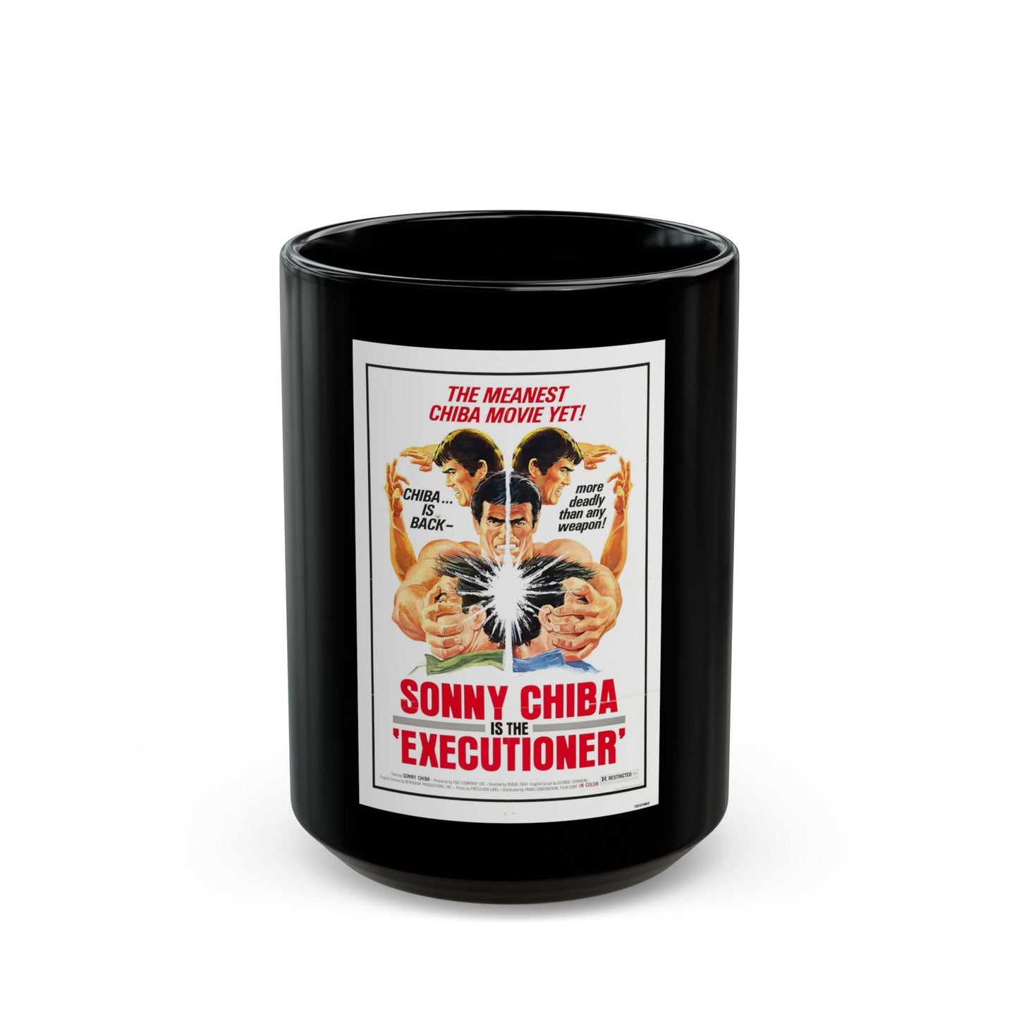 EXECUTIONER 1974 Movie Poster - Black Coffee Mug-15oz-The Sticker Space