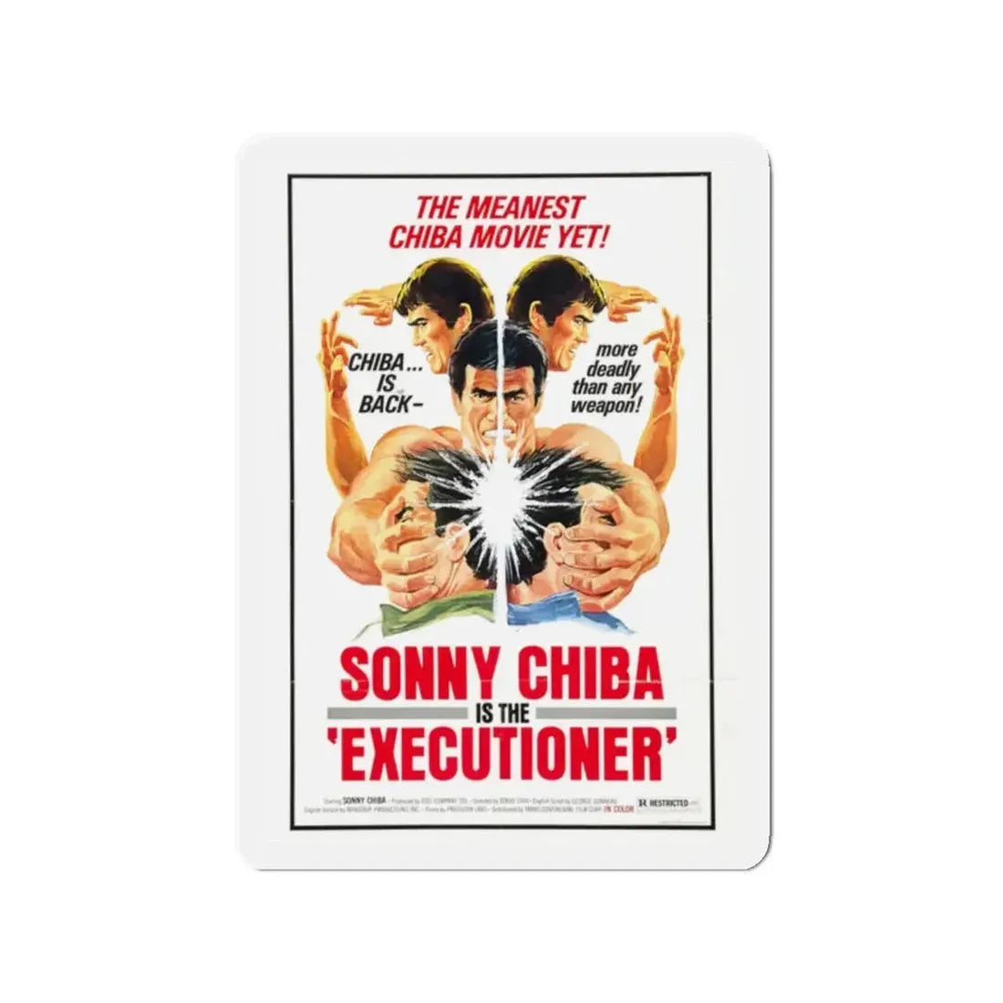 EXECUTIONER 1974 Movie Poster - Refrigerator Magnet - The Sticker Space