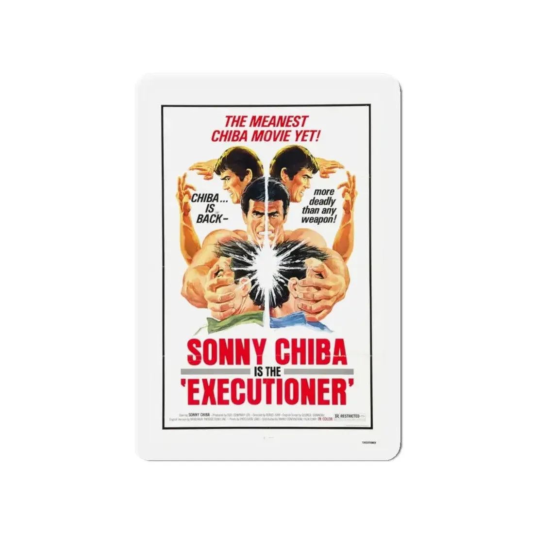 EXECUTIONER 1974 Movie Poster - Refrigerator Magnet - The Sticker Space