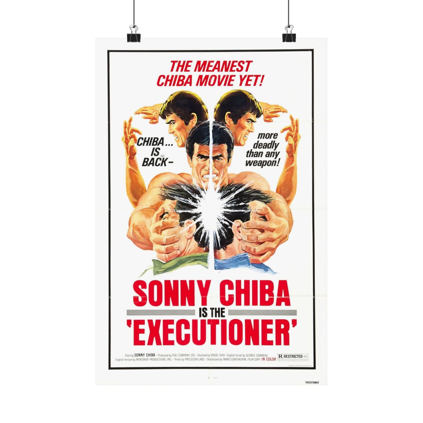 EXECUTIONER 1974 - Paper Movie Poster-12″ x 18″-The Sticker Space