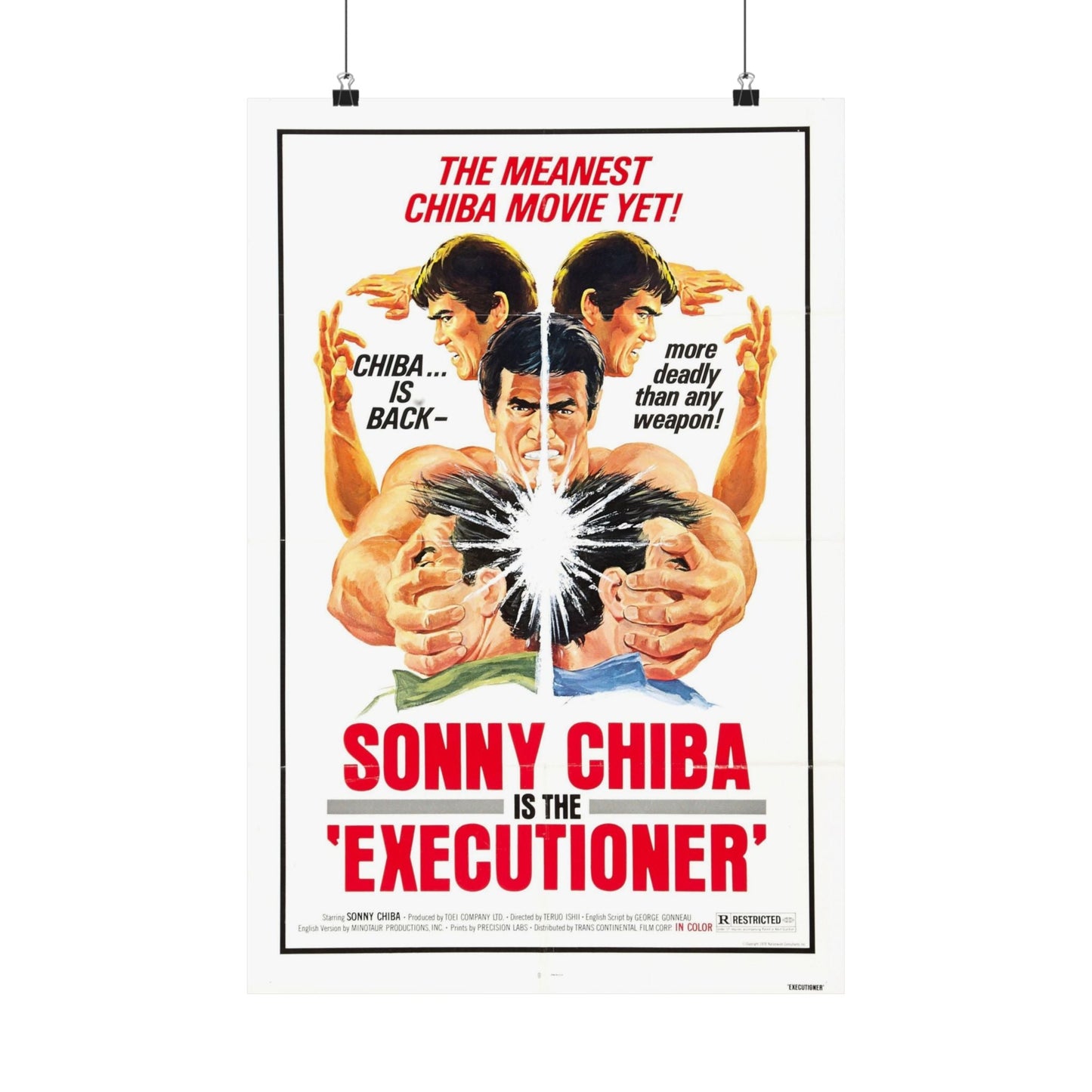 EXECUTIONER 1974 - Paper Movie Poster-16″ x 24″-The Sticker Space