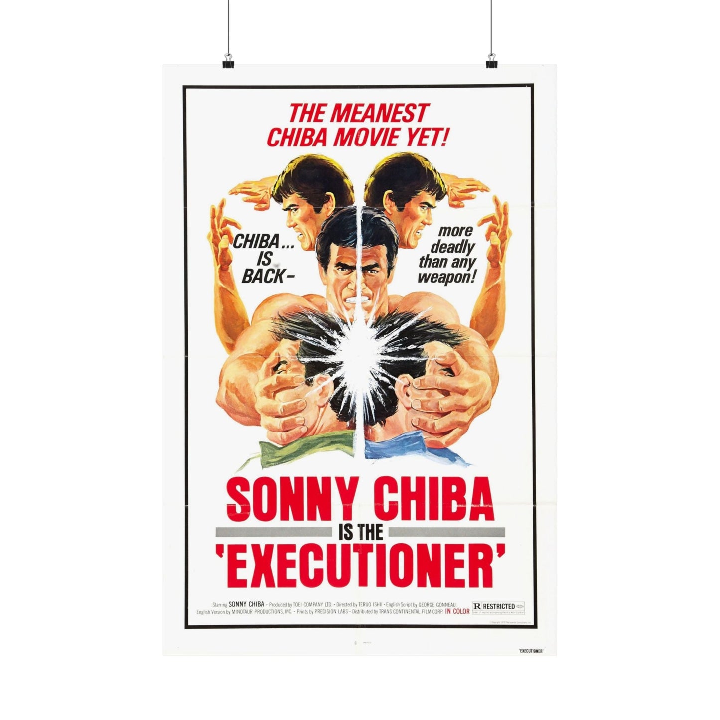 EXECUTIONER 1974 - Paper Movie Poster-24″ x 36″-The Sticker Space